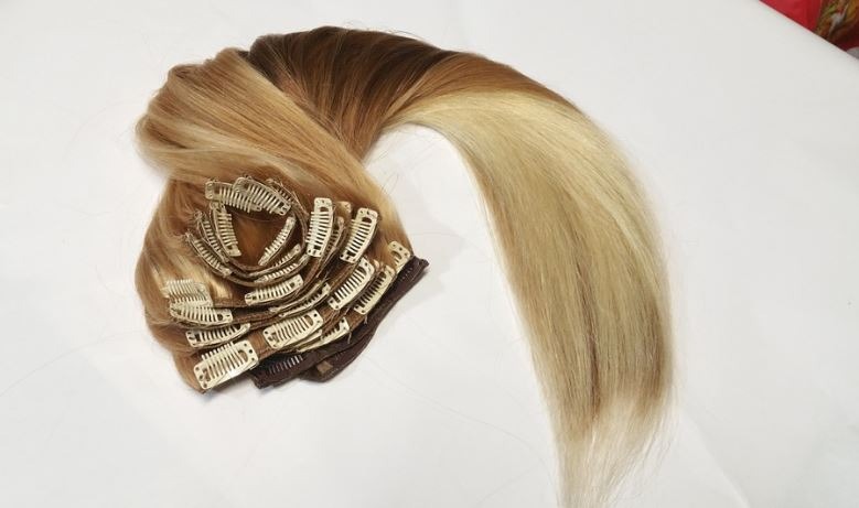 clip-in hair extensions